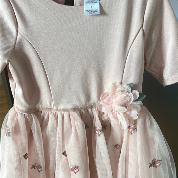 Zunie Pink Fit and Flare Dress for Wedding Guests - Picture 3 of 6